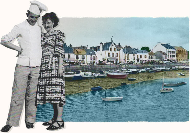 Traditionelle bretonische Butterkekse von La Trinitaine